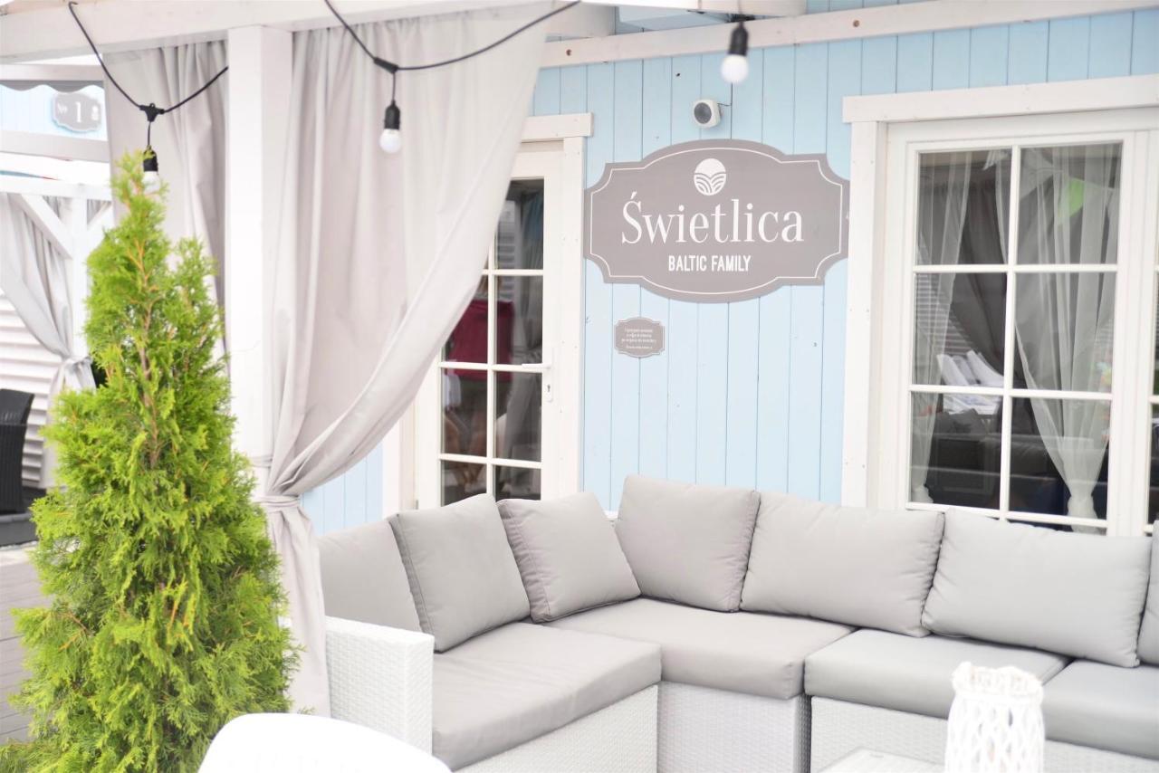 Domki Baltic Family Basen Kidsclub Rowery Миелно Екстериор снимка